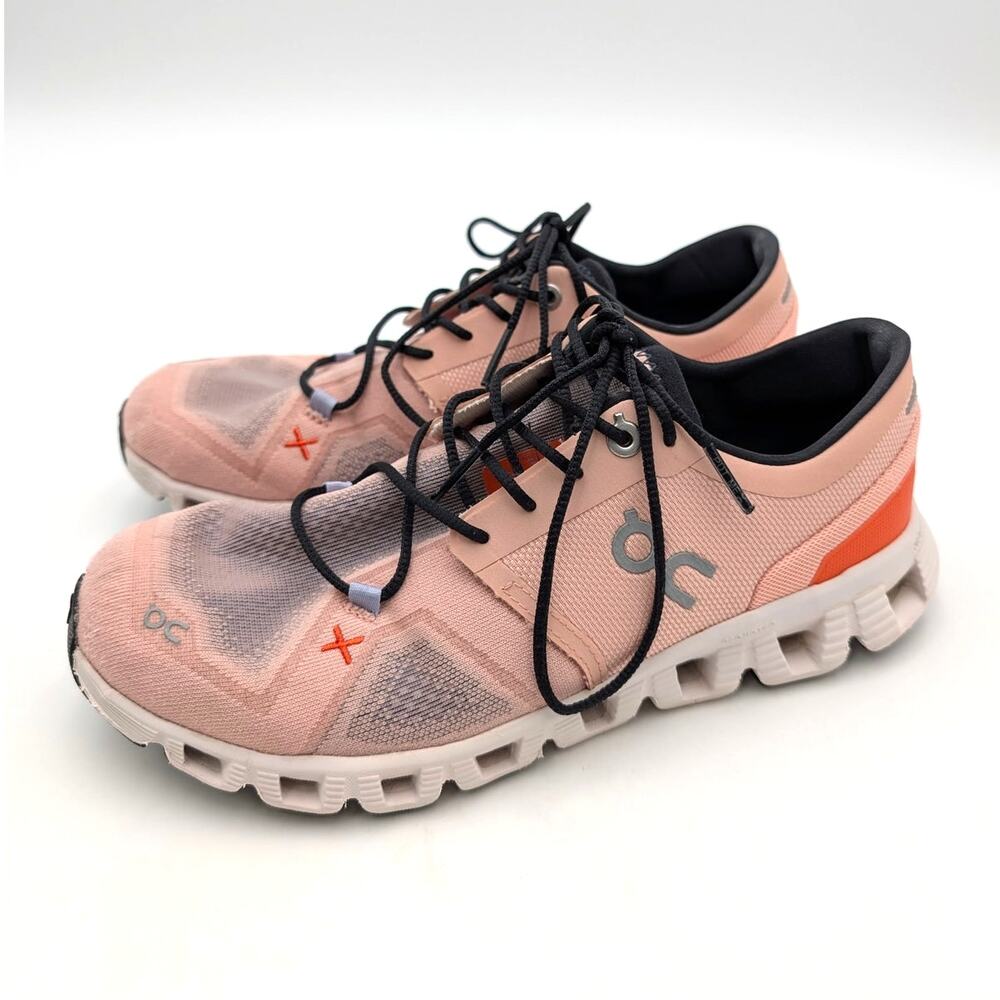 On Running Women's Pink and Orange Cloudace Sneakers